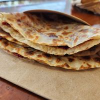 The jam (Nutella is replaced with dark chocolate to make it vegan) at Cup & Crêpe in Everett