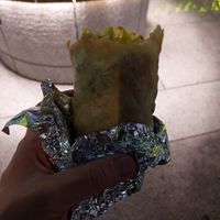 Spicy Korean burrito at Chopped Salad Day Nagoya in Nagoya