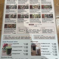 Menu on 1st April 2025  at Chopped Salad Day Nagoya in Nagoya