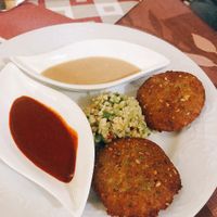 Tamia veg  at Dahlak Di Embaye Haimanot in Bergamo