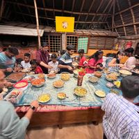 Free vegan potluck on first Saturday of every month! at Sadhana Forest Seva Kitchen in Auroville