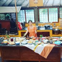 Saturday vegan pot luck. Its party, music and dance. at Sadhana Forest Seva Kitchen in Auroville
