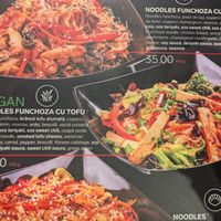 Noodle dish at Sushi Han in Brasov