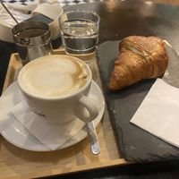   at Robert Capa Café in Budapest