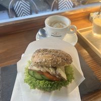   at Robert Capa Café in Budapest