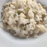 Asparagus risotto at Filos in Cologne