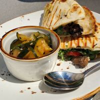 Mushroom Panini at NU Kitchen in Newburyport