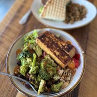 Piri Piri salad. Minus chickpeas, plus tofu    at NU Kitchen in Newburyport