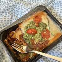 vegan lasagne  at PLANTZ in Porto