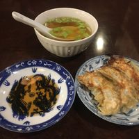 Gyoza and soup at Heianraku in Takayama