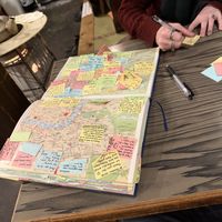 The guest book  at Heianraku (Reservation only) in Takayama