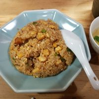 Not spicy Fried rice with eggs, tofu and vege at Heianraku in Takayama