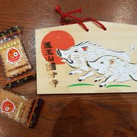 A free gift for Chinese New Year which was very thoughtful. Thank you! at Heianraku in Takayama