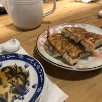 Vegan geyoza at Heianraku in Takayama