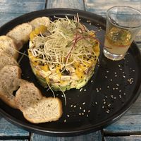  Vegan ceviche stuff - also you but not as muchh  at Barra Maretazo in Lima