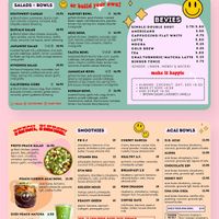 current menu - june 2024  at Happies in St Catharines