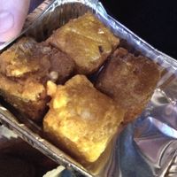 Dadinhos de moranga com recheio de requeijão vegano at Paralela in Porto Alegre