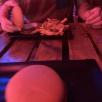 Vegetarian smash burger, no cheese  at Paralela in Porto Alegre