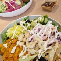 Curry bowl at Holy Greens in Jonkoping