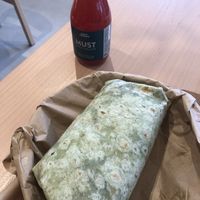 Vegan burrito   at Holy Greens in Jonkoping