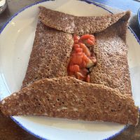  Strictly Vegan galette  at Crêpe Maison in Guernsey