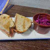 Vegan Cheese and Ham Sandwich at Crêpe Maison in Guernsey