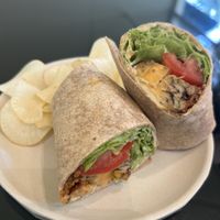 Tofu tempeh wrap  at Cosmos Grocery Cafe in Seoul