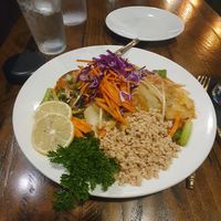 Vegan Pad Thai with vegetables at Nicky's Thai Kitchen in Pittsburgh