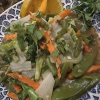 Vegetable garlic stir fry  at Nicky's Thai Kitchen in Pittsburgh