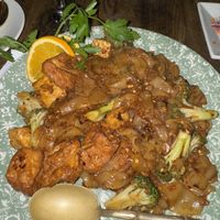 Pad see ew with tofu   at Nicky's Thai Kitchen in Pittsburgh