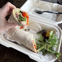 Veggie wrap  at Kiva Koffeehouse in Escalante