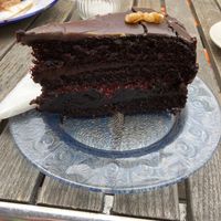 One of the greatest vegan cakes ever  at EmmaPea Vegan Food and Bar in Berlin