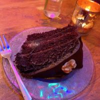Black Forest cake... so moist and flavorful without being too sweet. You know that kid in Matilda? With the cake? If this was the one he took I don’t blame him. Too good to resis at EmmaPea Vegan Food and Bar in Berlin