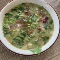 G-BOM soup - it’s yummy!   at Himalaya Vegan in Sacramento