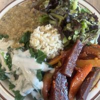 “Moderate portion"  at Himalaya Vegan in Sacramento