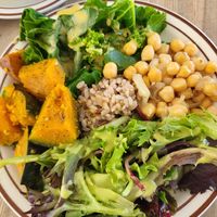 daily meal at Himalaya Vegan in Sacramento