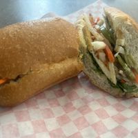 Combo bahn mi - so good!  at Himalaya Vegan in Sacramento