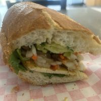 Combo bahn mi - so good!   at Himalaya Vegan in Sacramento