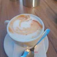 Soy cappuccino at Cafè Matteotti in Olbia