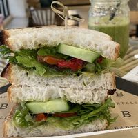 Vegan veggie king sandwich, 290 baht  at Bartels in Bangkok