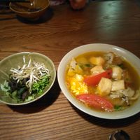 bún riêu - a kind of vietnamese noodle soup at CHAYFOOD in Hanoi