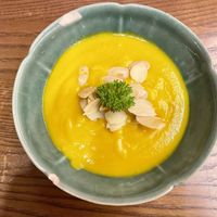 Pumpkin soup (small portion!)  at CHAYFOOD in Hanoi