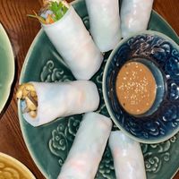 Rice paper rolls  at CHAYFOOD in Hanoi