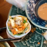 Rice paper rolls  at CHAYFOOD in Hanoi