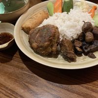 Chayfood rice serving- pretty basic, not much sauce  at CHAYFOOD in Hanoi