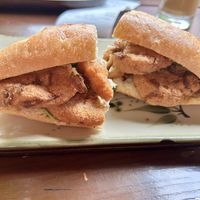 Tofu and mushroom ‘sausage’ Bahn mi  at CHAYFOOD in Hanoi