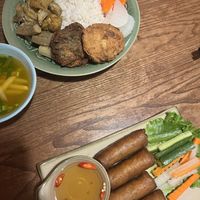 Fried Spring rolls + I don’t remember the name  at CHAYFOOD in Hanoi