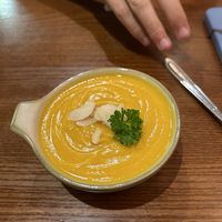 Pumpkin soup  at CHAYFOOD in Hanoi