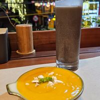 Pumpkin soup at CHAYFOOD in Hanoi
