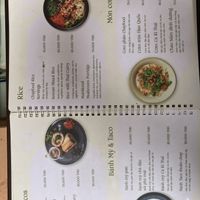 part of the menu   at CHAYFOOD in Hanoi